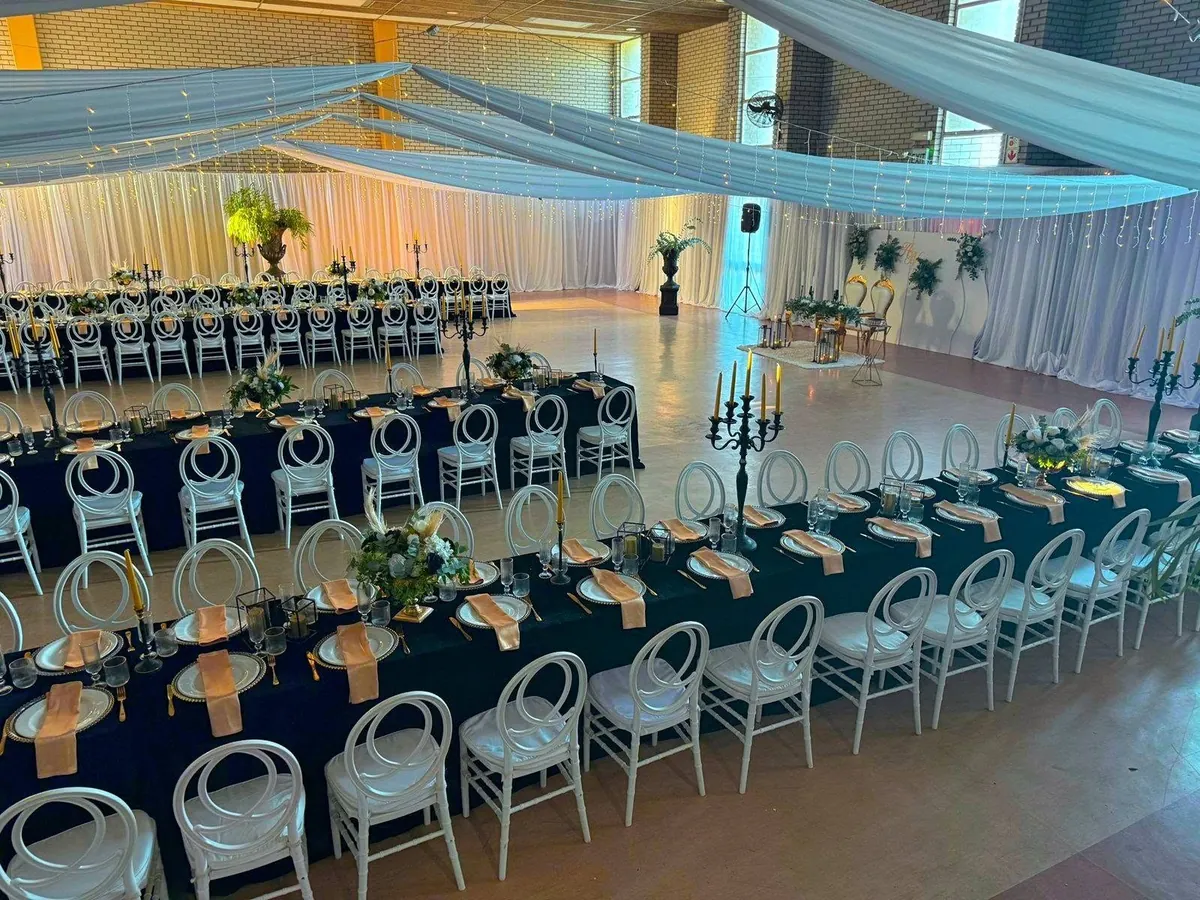 Wedding reception styled by Fabulous Events